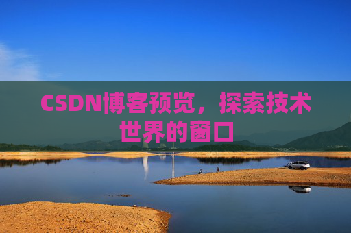 CSDN博客预览，探索技术世界的窗口